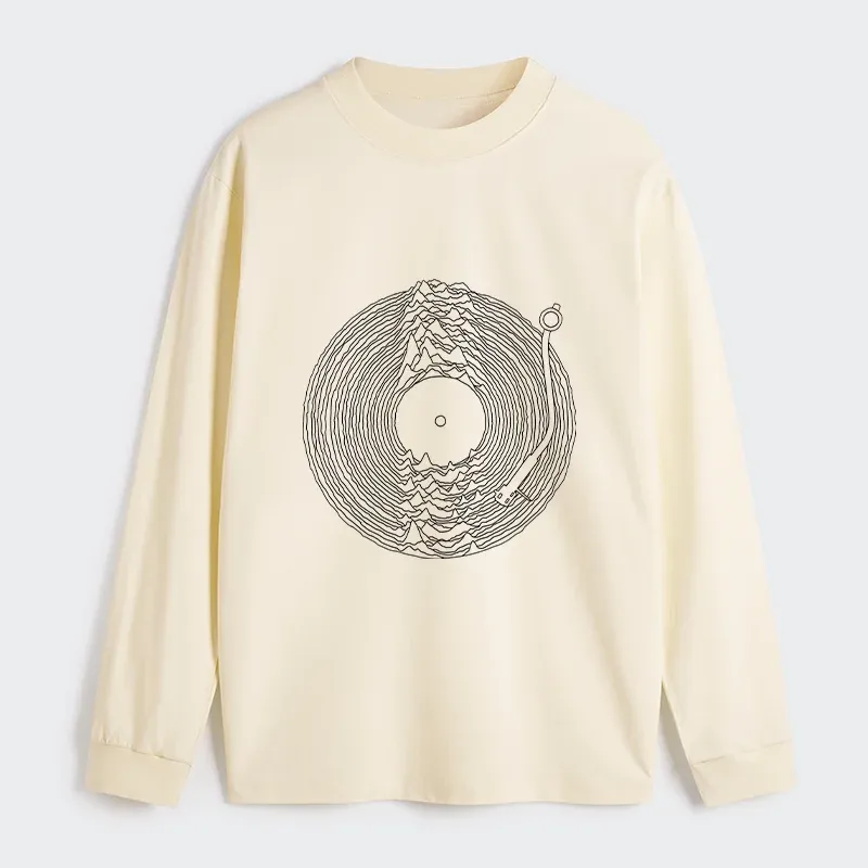 Tokyo-Tiger Record Player Japanese Classic Long Sleeve T-Shirt