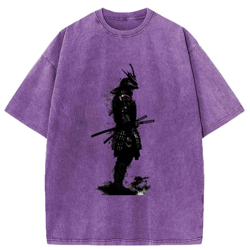Tokyo-Tiger Armored Samurai Samurai Washed T-Shirt Sale