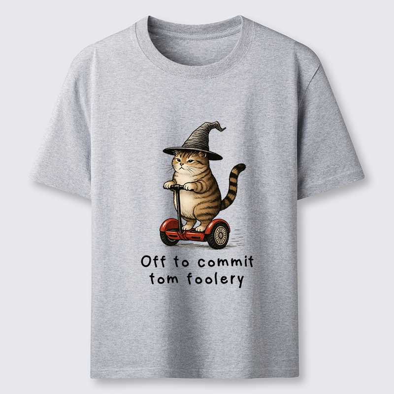 Tokyo-Tiger Orange Cat Riding Segway-style Classic T-Shirt