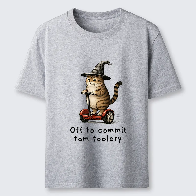 Tokyo-Tiger Orange Cat Riding Segway-style Classic T-Shirt