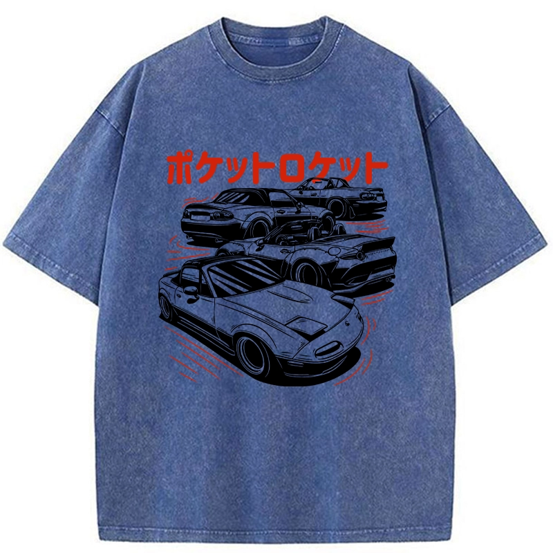 Tokyo-Tiger Pocket Rocket Washed T-Shirt