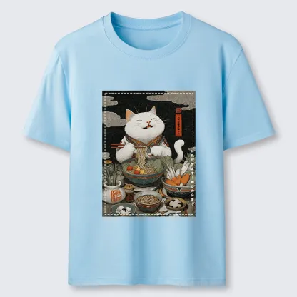 Tokyo-Tiger The Ramen-Loving Cat Classic T-Shirt