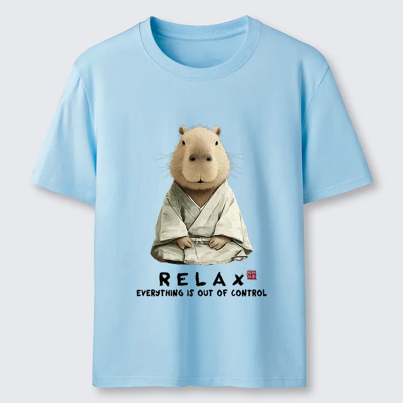 Tokyo-Tiger Zen Capybara：Relax, it's all chaos Classic T-Shirt
