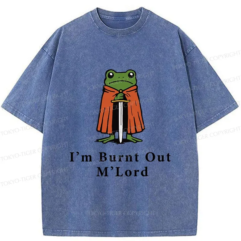 Tokyo-Tiger I’m Burnt Out M’Lord Washed T-Shirt