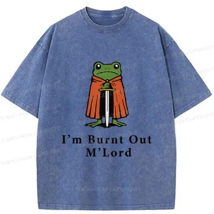 Tokyo-Tiger I’m Burnt Out M’Lord Washed T-Shirt