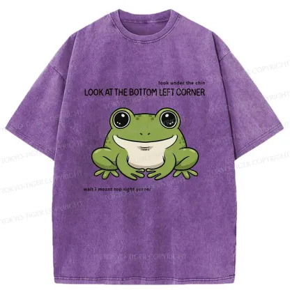 Tokyo-Tiger Look At This Frog Washed T-Shirt