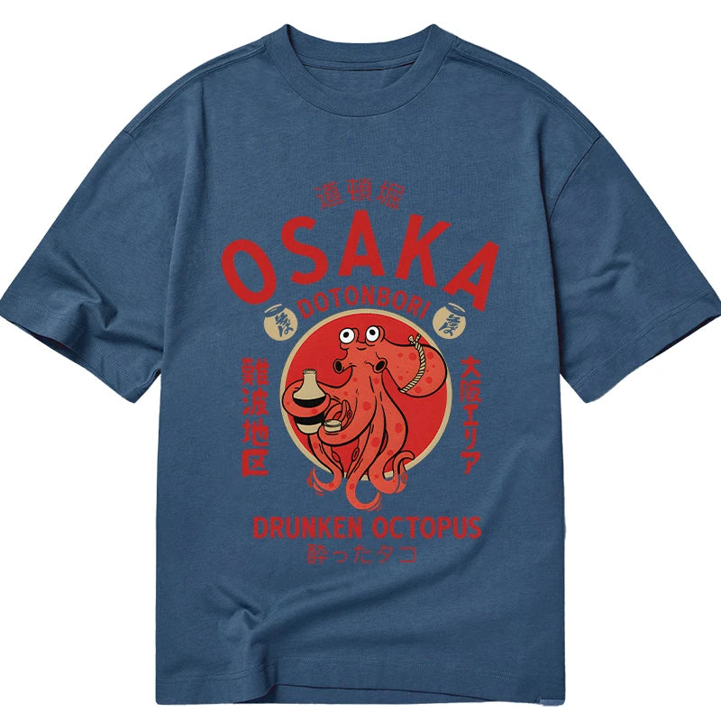 Tokyo-Tiger Drunken Octopus Japan Classic T-Shirt