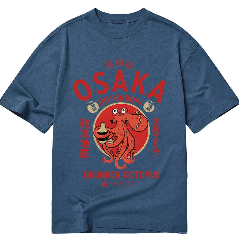 Tokyo-Tiger Drunken Octopus Japan Classic T-Shirt