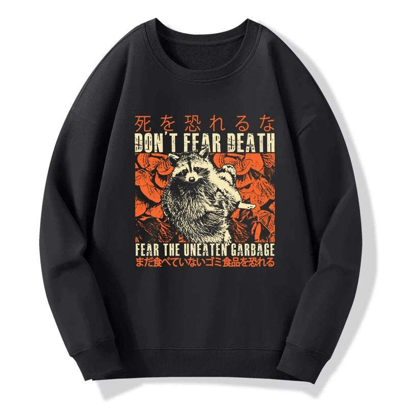 Tokyo-Tiger Timid Raccoon Japanese Sweatshirt