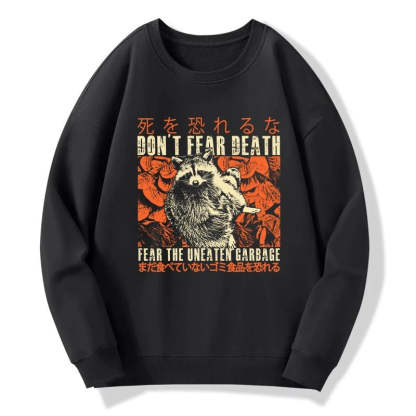 Tokyo-Tiger Timid Raccoon Japanese Sweatshirt