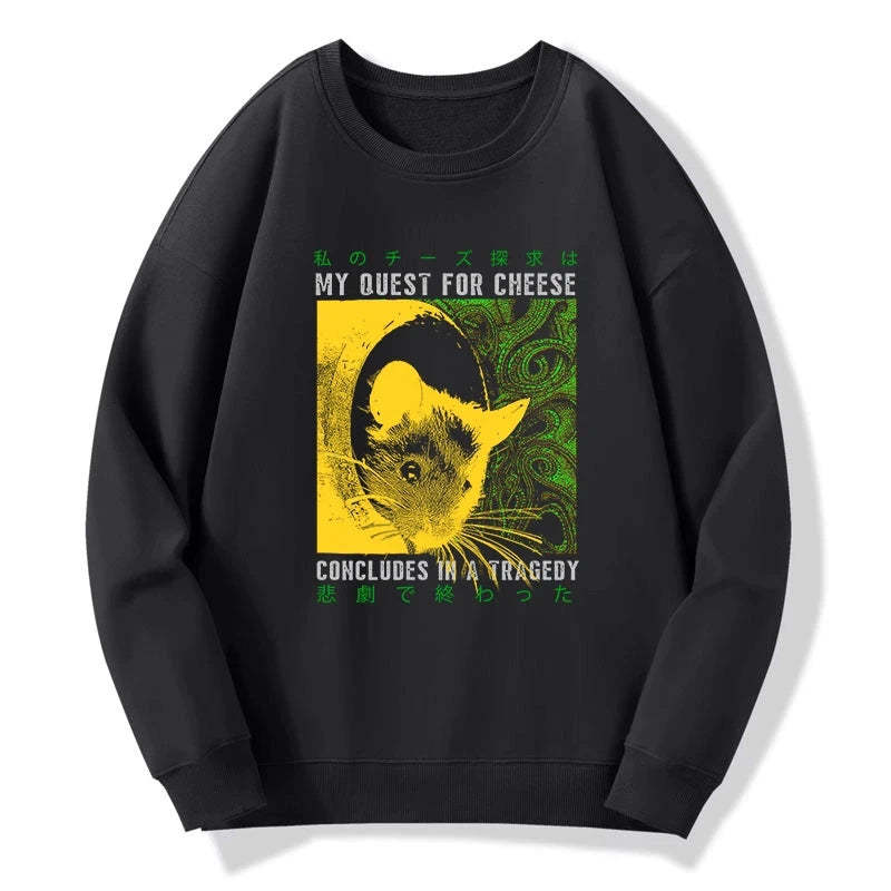 Tokyo-Tiger Mouse Has A Passion For Cheese Sweatshirt Sale