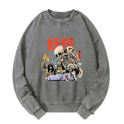 Tokyo-Tiger The Yokai Club Washed Sweatshirt