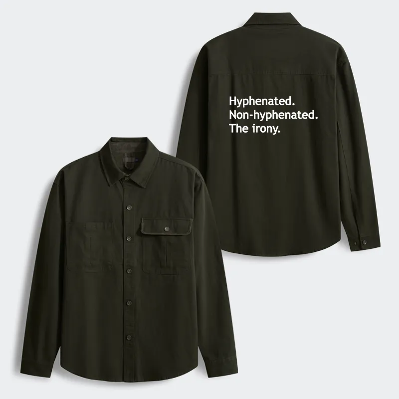 Tokyo-Tiger Hyphenated Funny Men's Corduroy Work Jacket