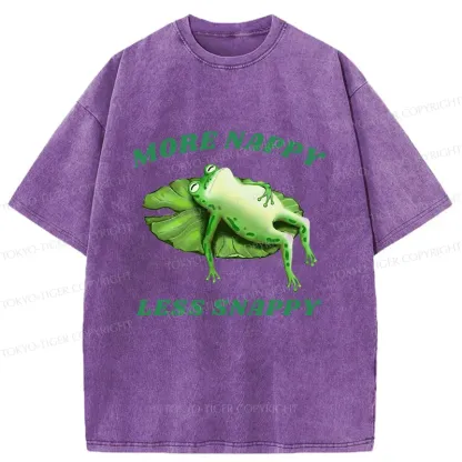 Tokyo-Tiger Sleeping Frog Washed T-Shirt