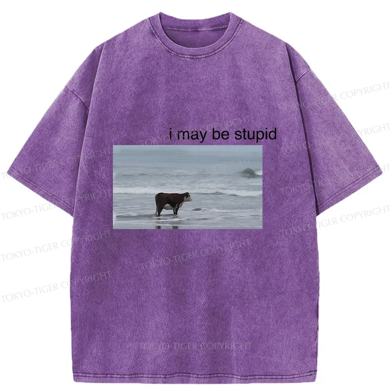 Tokyo-Tiger Foolish Cow Washed T-Shirt