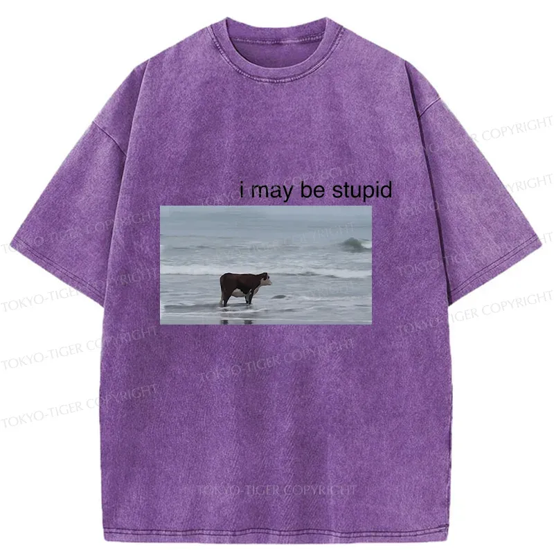 Tokyo-Tiger Foolish Cow Washed T-Shirt