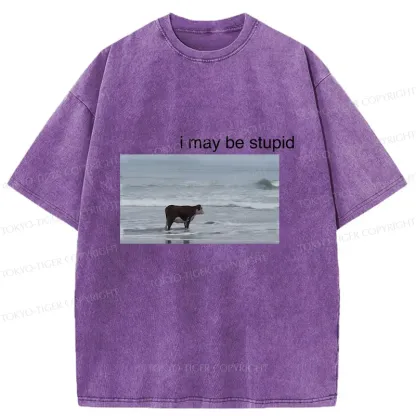 Tokyo-Tiger Foolish Cow Washed T-Shirt