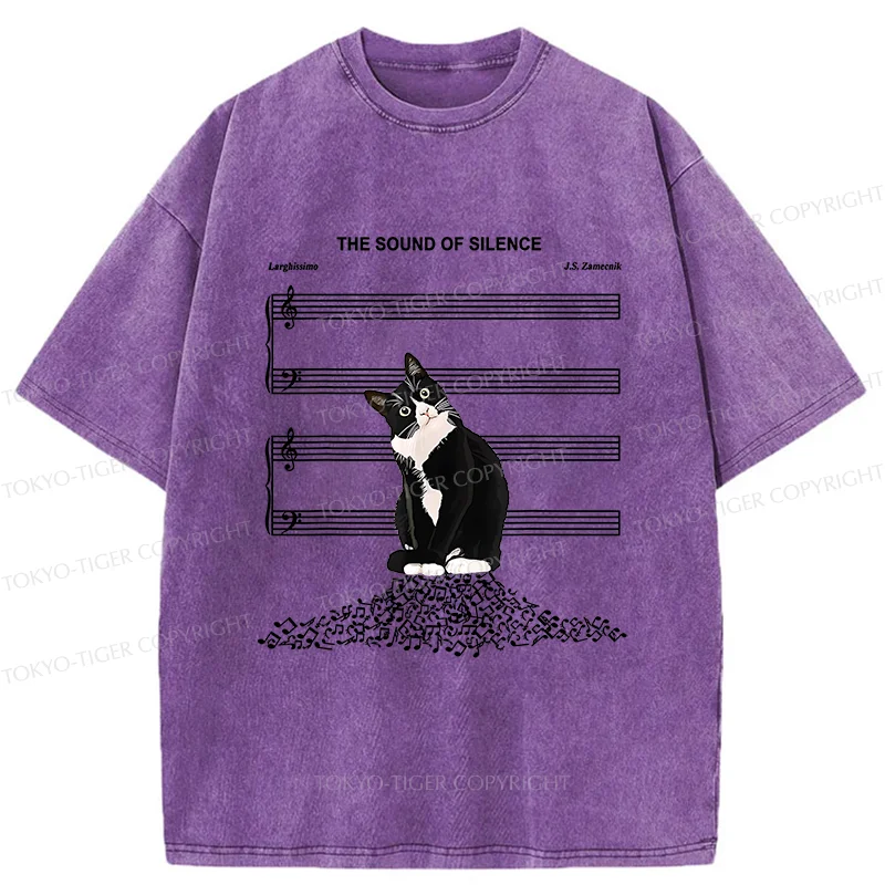 Tokyo-Tiger The Sound Of Silence Washed T-Shirt