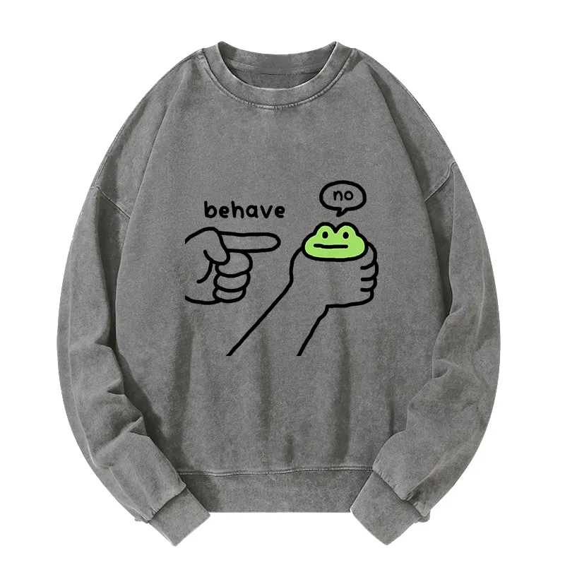 Tokyo-Tiger Dishonest Frog Washed Sweatshirt