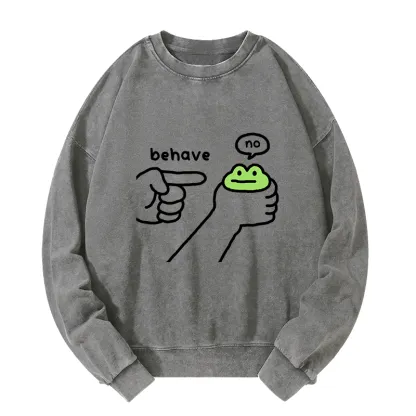 Tokyo-Tiger Dishonest Frog Washed Sweatshirt