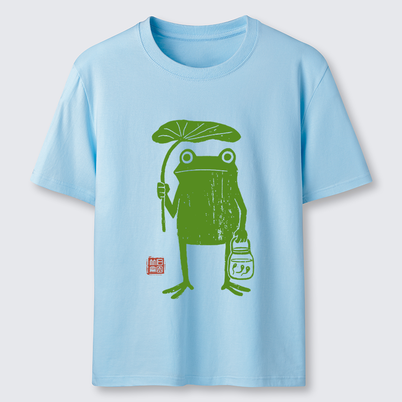 Tokyo-Tiger Frogs Taking Shelter From The Rain Classic T-Shirt