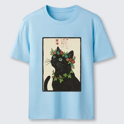 Tokyo-Tiger The Flower-Crowned Cat Classic T-Shirt