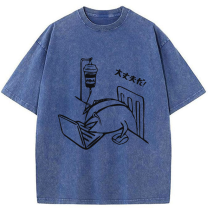 Tokyo-Tiger It's Okay Washed T-Shirt