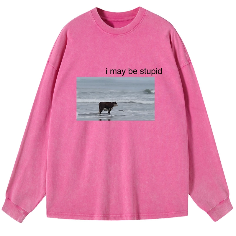 Tokyo-Tiger Foolish Cow Washed Long Sleeve T-Shirt