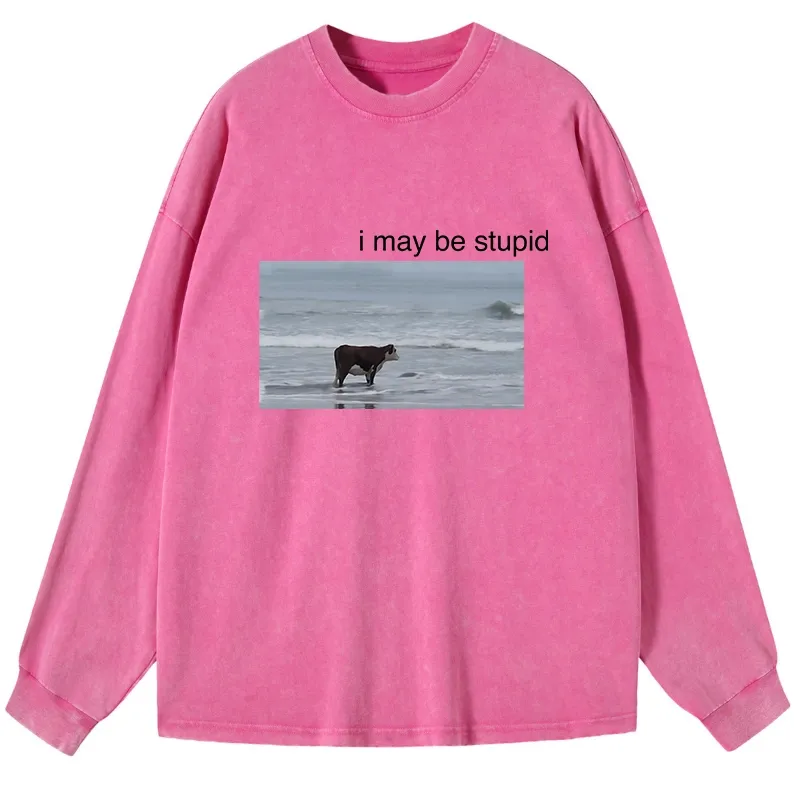 Tokyo-Tiger Foolish Cow Washed Long Sleeve T-Shirt