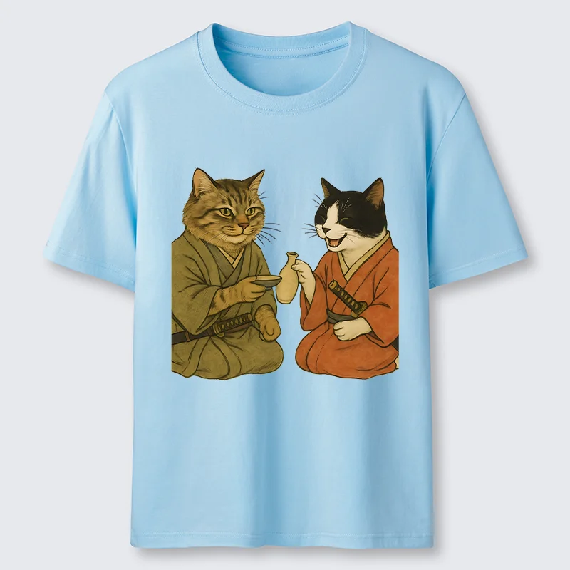 Tokyo-Tiger Cat Tasting Sake Classic T-Shirt