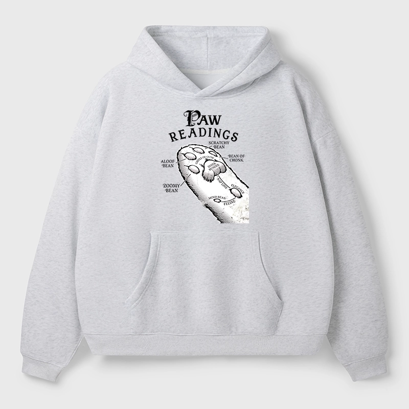 Tokyo-Tiger Funny Cat Paws Aldult Fleece Hoodie