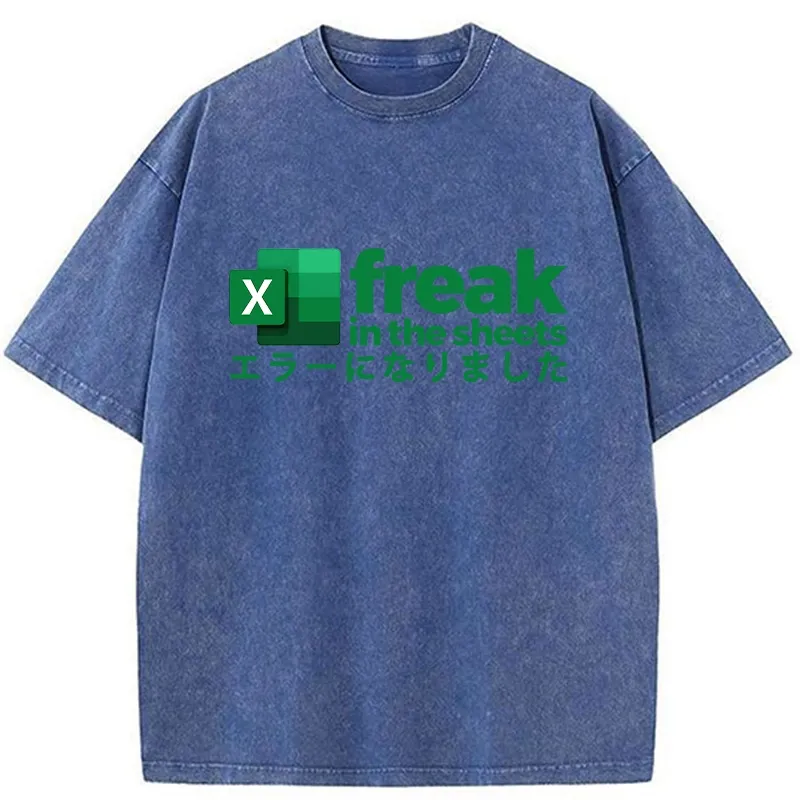 Tokyo-Tiger Freak In The Sheets Washed T-Shirt