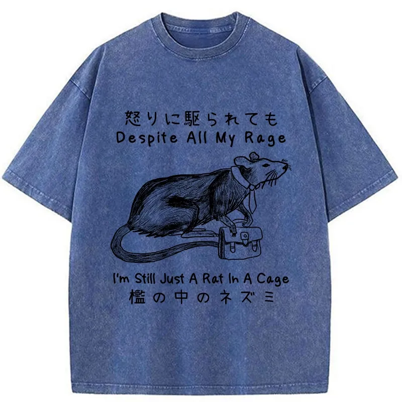 Tokyo-Tiger I'm A Rat In A Cage Washed T-Shirt Sale