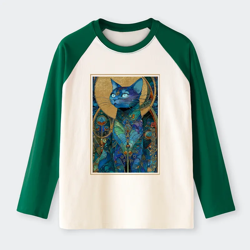 Tokyo-Tiger The Cat’s Plan To Rule Them All Raglan Long Sleeve T-shirt