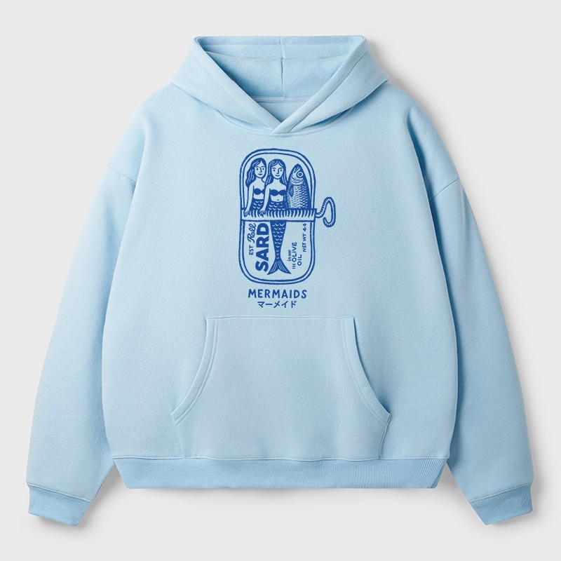 Tokyo-Tiger Mermaid Can Aldult Fleece Hoodie