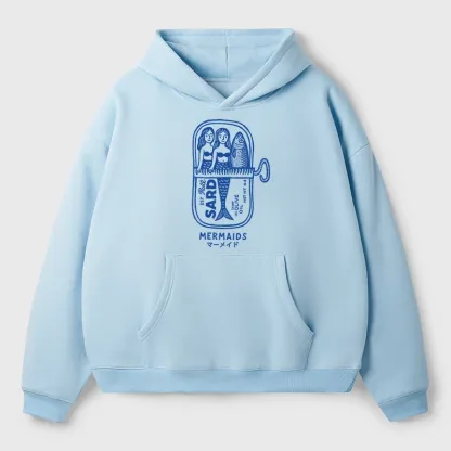 Tokyo-Tiger Mermaid Can Aldult Fleece Hoodie