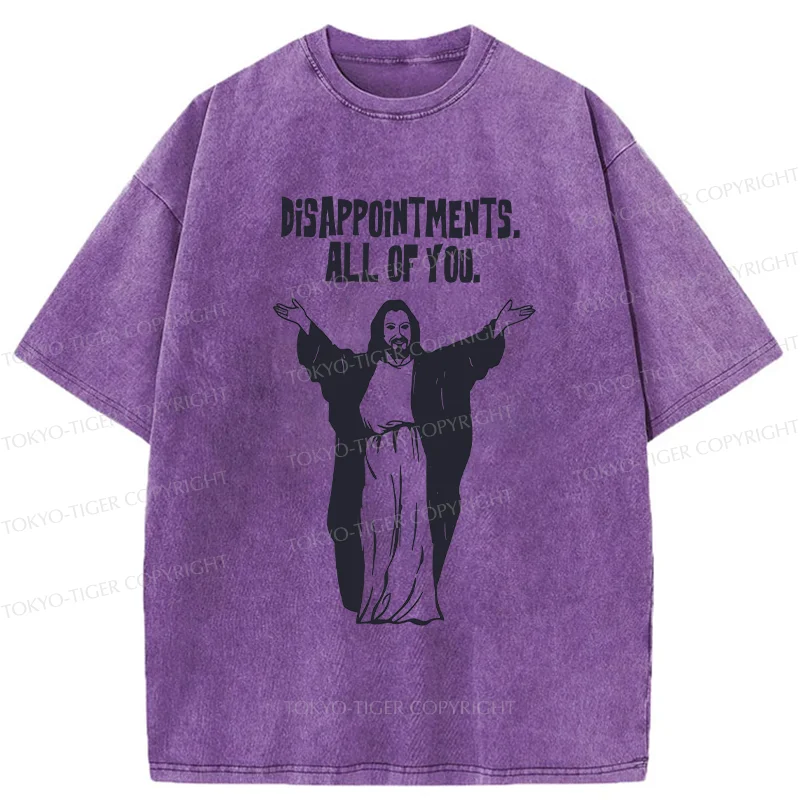 Tokyo-Tiger God Gives Disappointment Washed T-Shirt