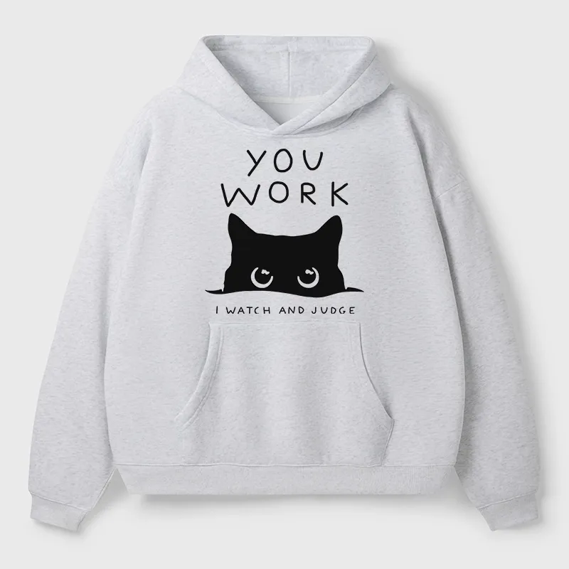 Tokyo-Tiger A Cat That Spies Aldult Fleece Hoodie