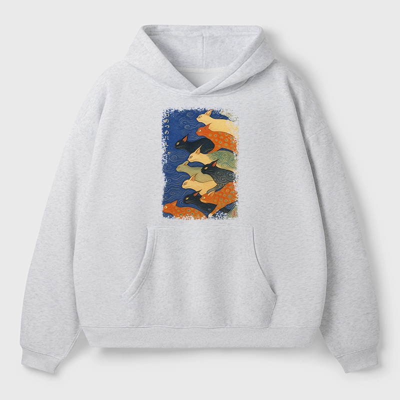 Tokyo-Tiger Claw-some Ninja Aldult Fleece Hoodie