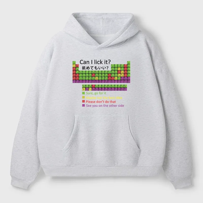 Tokyo-Tiger Can I Lick It Aldult Fleece Hoodie