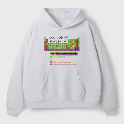 Tokyo-Tiger Can I Lick It Aldult Fleece Hoodie