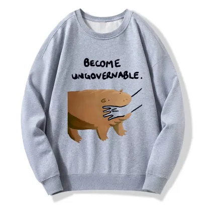 Tokyo-Tiger Moo Deng Bites Someone's Arm Classic Sweatshirt