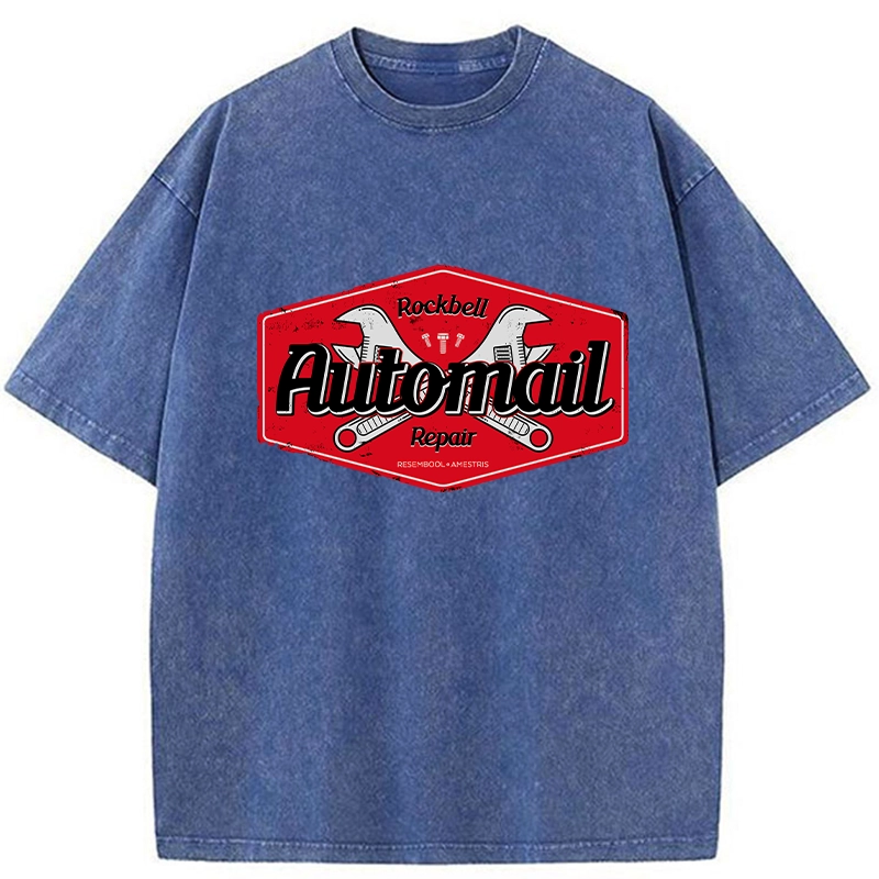 Tokyo-Tiger Rockbell Automail Japanese Washed T-Shirt