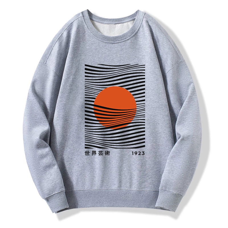 Tokyo-Tiger Minimalist Art Sun Classic Sweatshirt