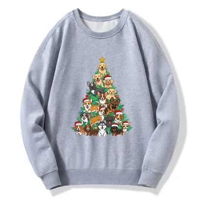 Tokyo-Tiger Christmas Tree Dog Funny Classic Sweatshirt