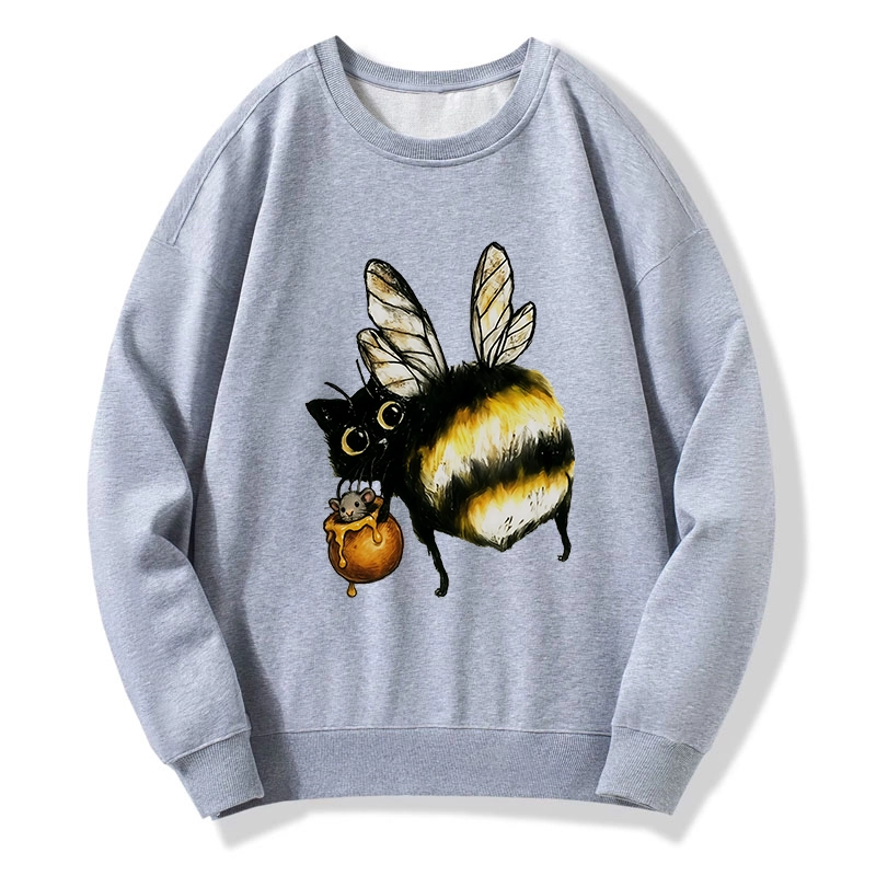 Tokyo-Tiger Cute Catbee Butt Classic Sweatshirt
