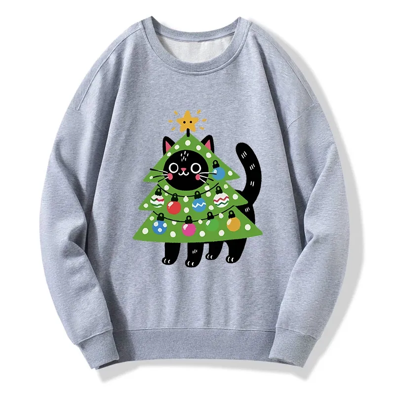 Tokyo-Tiger Christmas Tree Cat Classic Sweatshirt