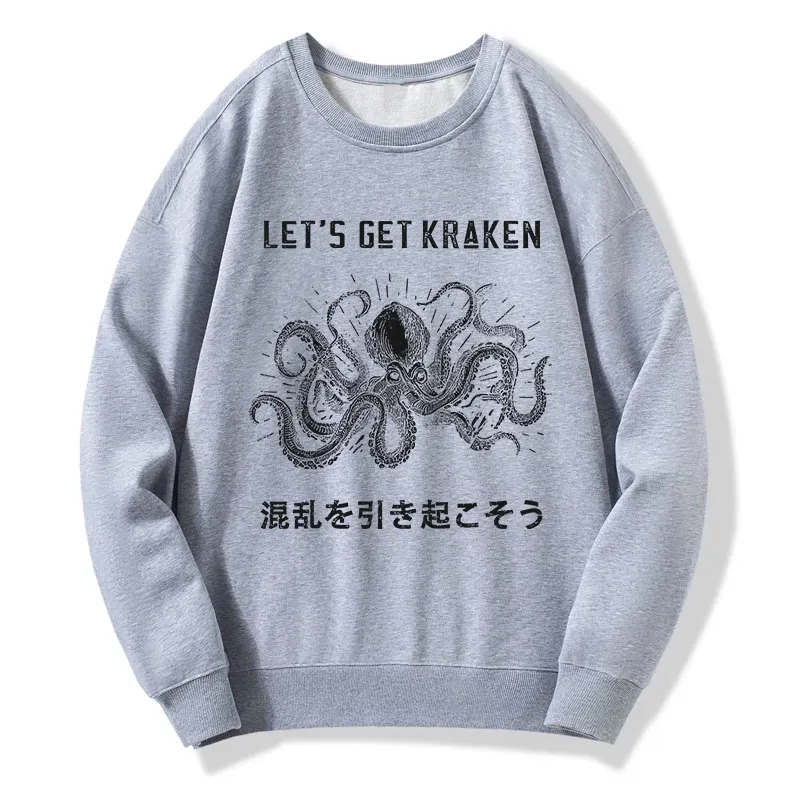 Tokyo-Tiger Funny Octopus：Let’s Get Kraken Classic Sweatshirt