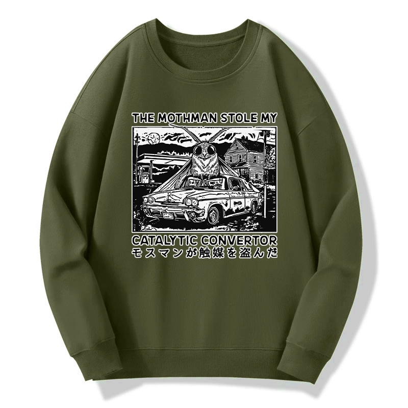 Tokyo-Tiger The Night Mothman Stole My Converter Classic Sweatshirt