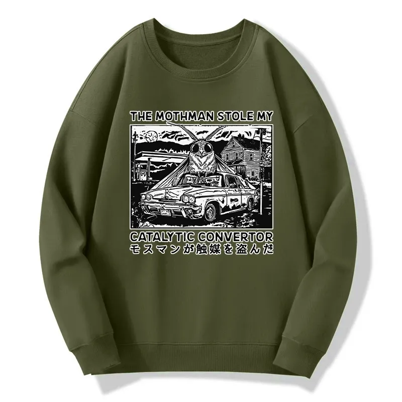 Tokyo-Tiger The Night Mothman Stole My Converter Classic Sweatshirt